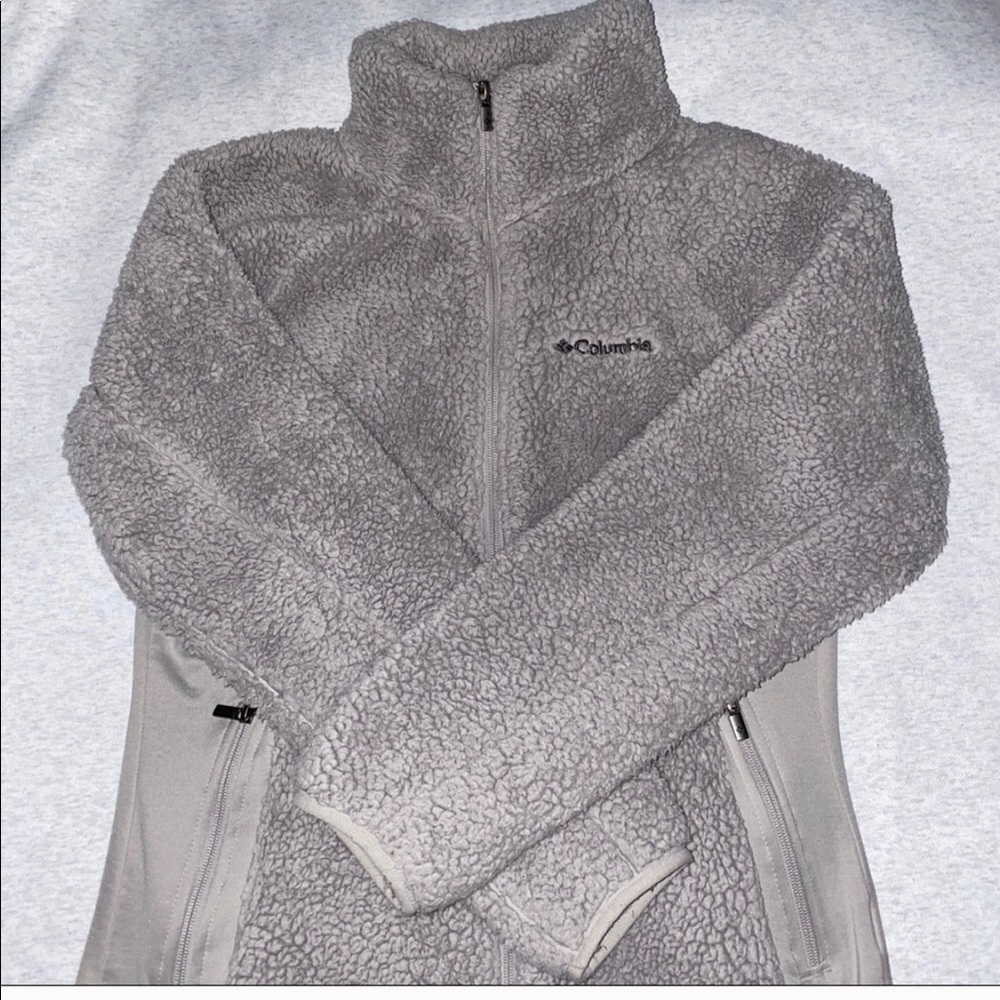 🤍 COLUMBIA SHERPA ZIP UP 🤍